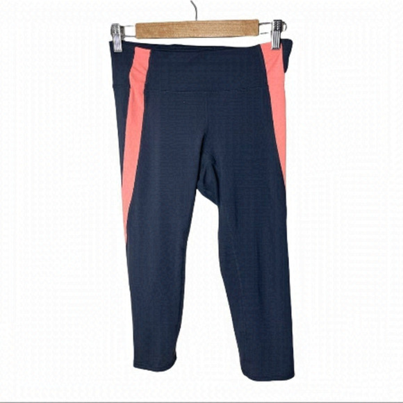 𝅺gap body 7/8 leggings size small blue/orange - Picture 1 of 7